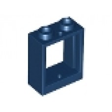 Part 60592 Dark Blue Window 1 x 2 x 2 Flat Front 